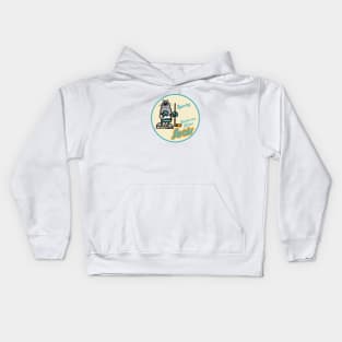 Defunct California Golden Seals Sparky Kids Hoodie